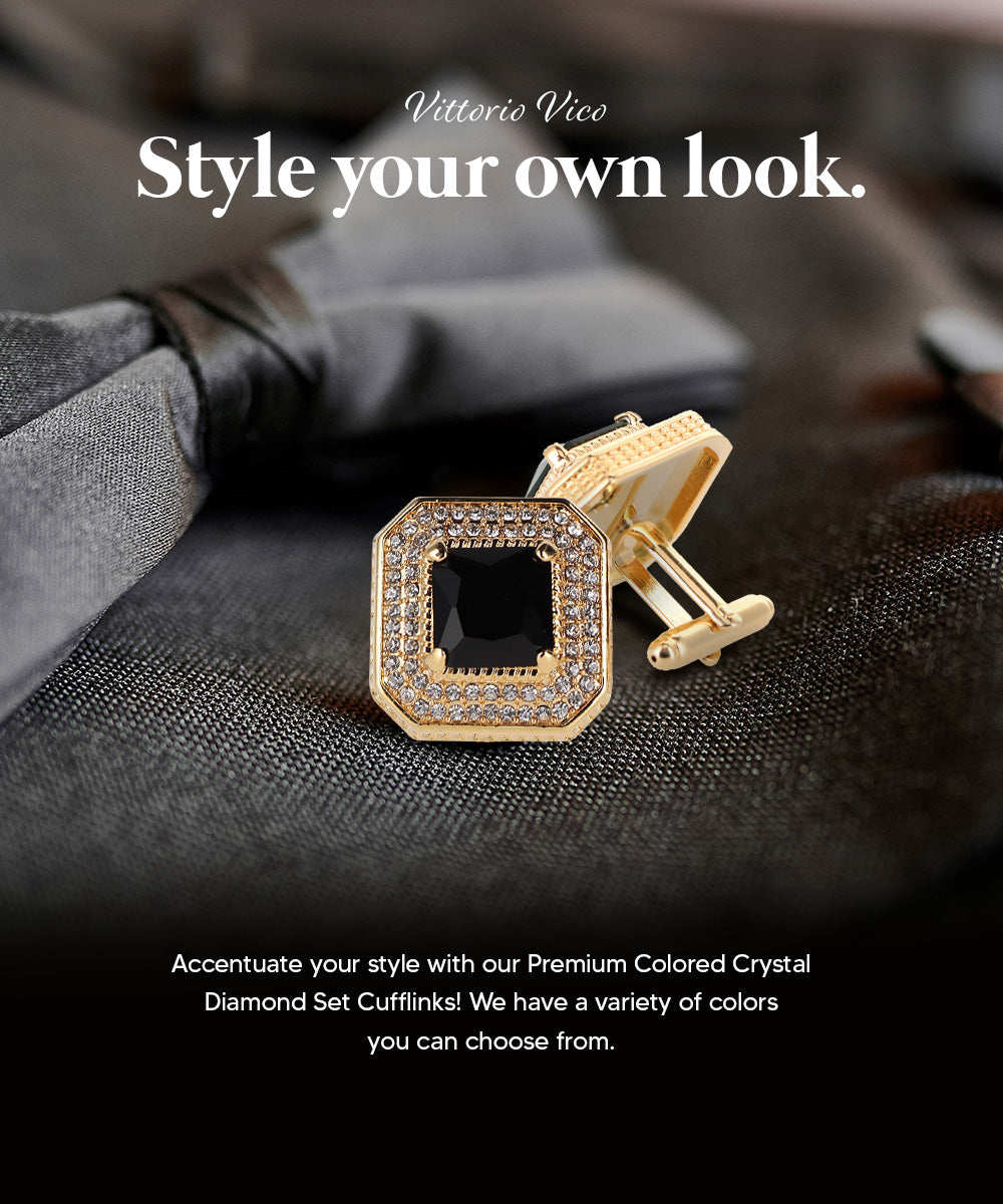 Men's Designer Cufflinks – Formal Accessories | Vittorio Vico