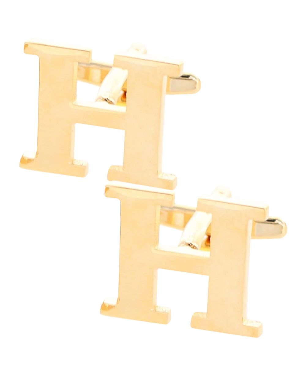 Vittorio Vico Plain Initial Cufflinks in Gift Box Vittorio Vico