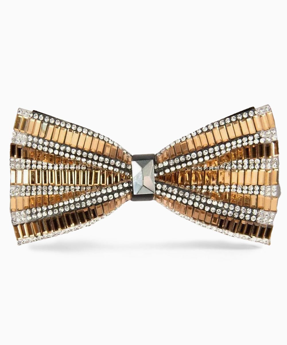 Vittorio Farina Men's Jeweled Bow Tie in Gift Box - bj - 03 - Classy Cufflinks