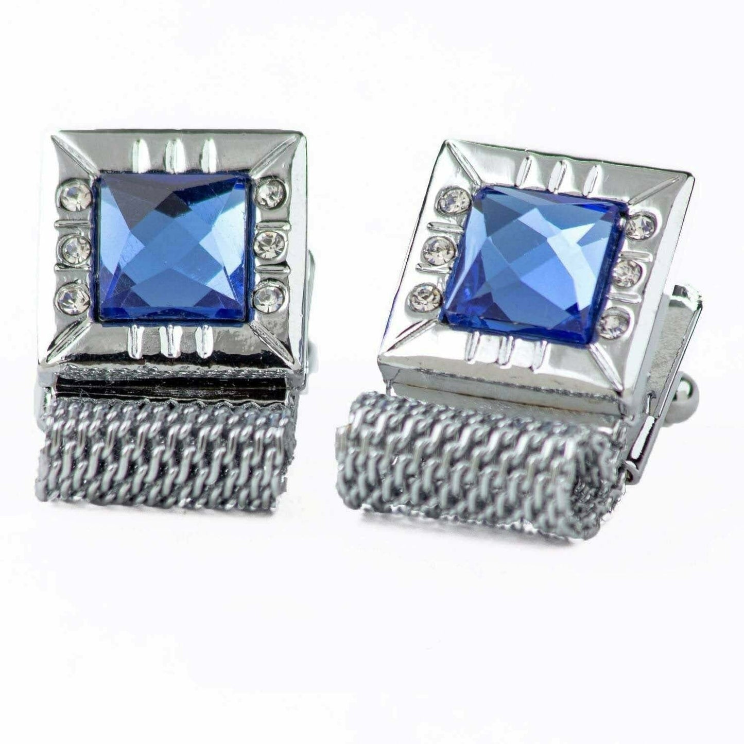 Vittorio Vico Colorful Crystal Chain Cufflinks in Gift Box Vittorio Vico