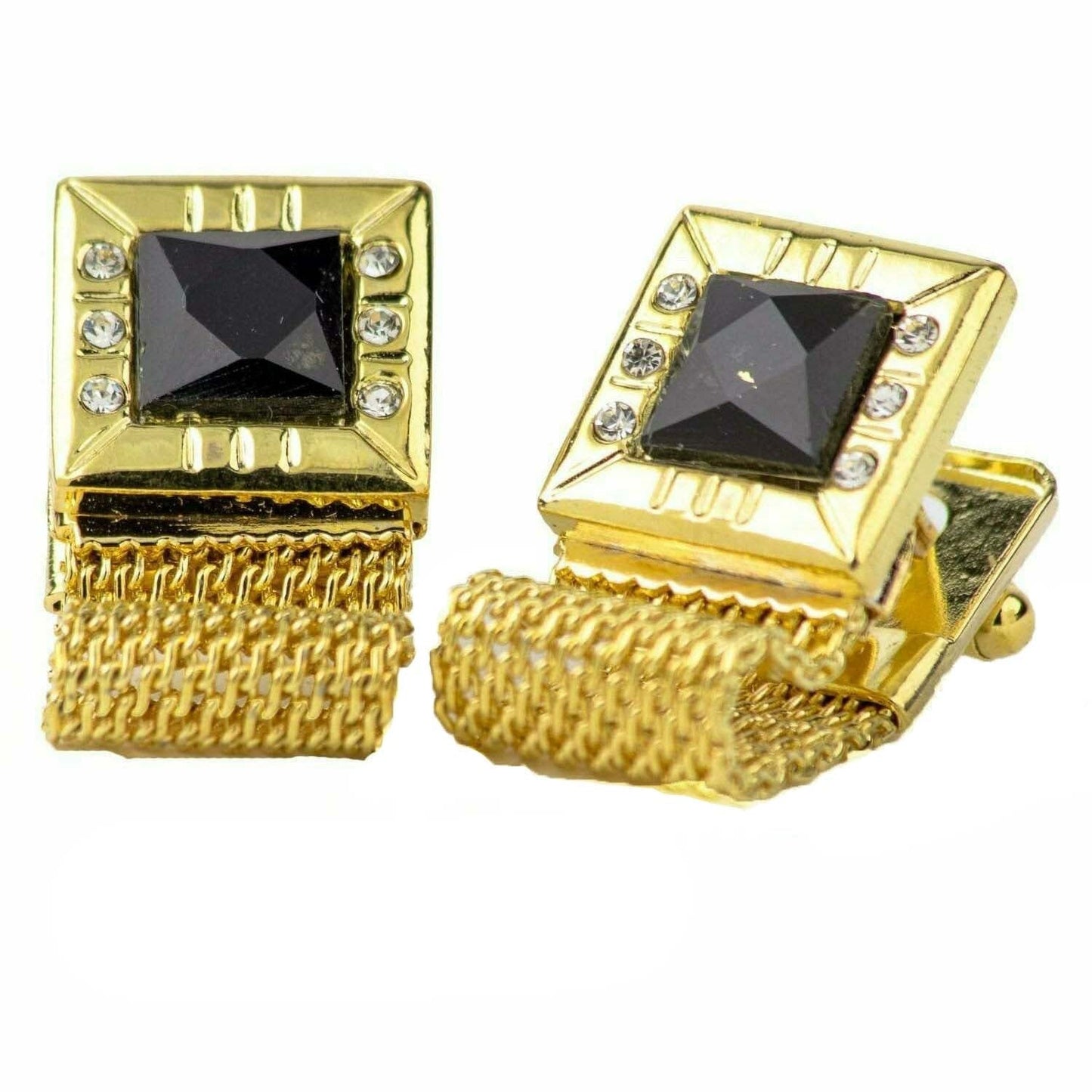 Vittorio Vico Colorful Crystal Chain Cufflinks in Gift Box Vittorio Vico