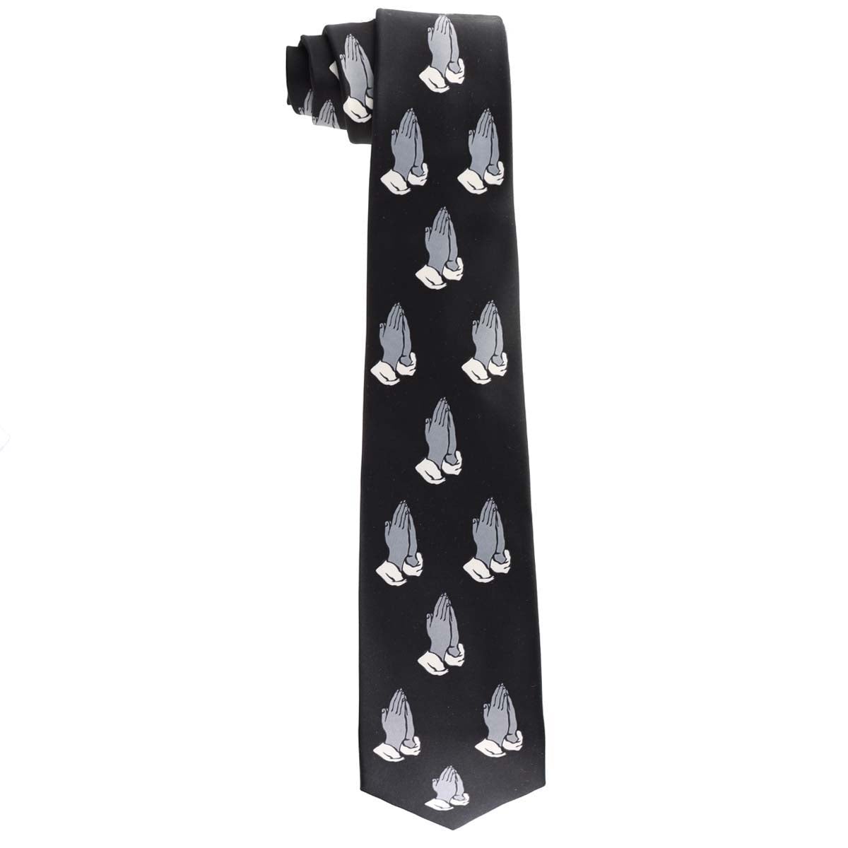 Vittorio Farina Men's Religious Satin Necktie & Pocket Square Vittorio Farina