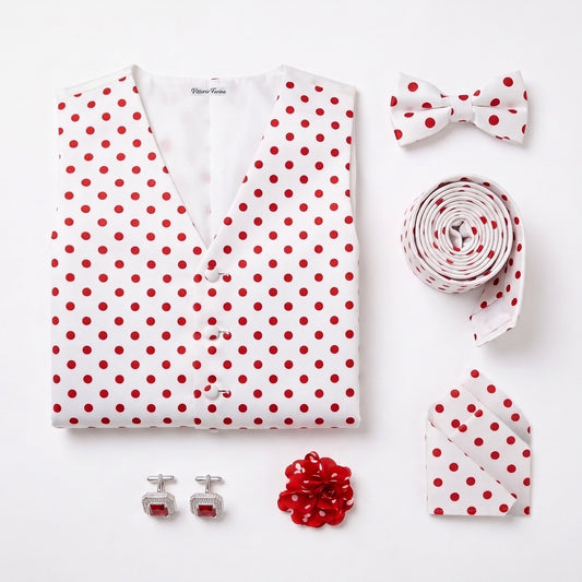 Polka Dot Gentleman Bundle (Navy Suit) - S -