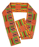 Vittorio Farina Mens' Kente Satin Scarf - SCARVES_Kente #1 - Classy Cufflinks