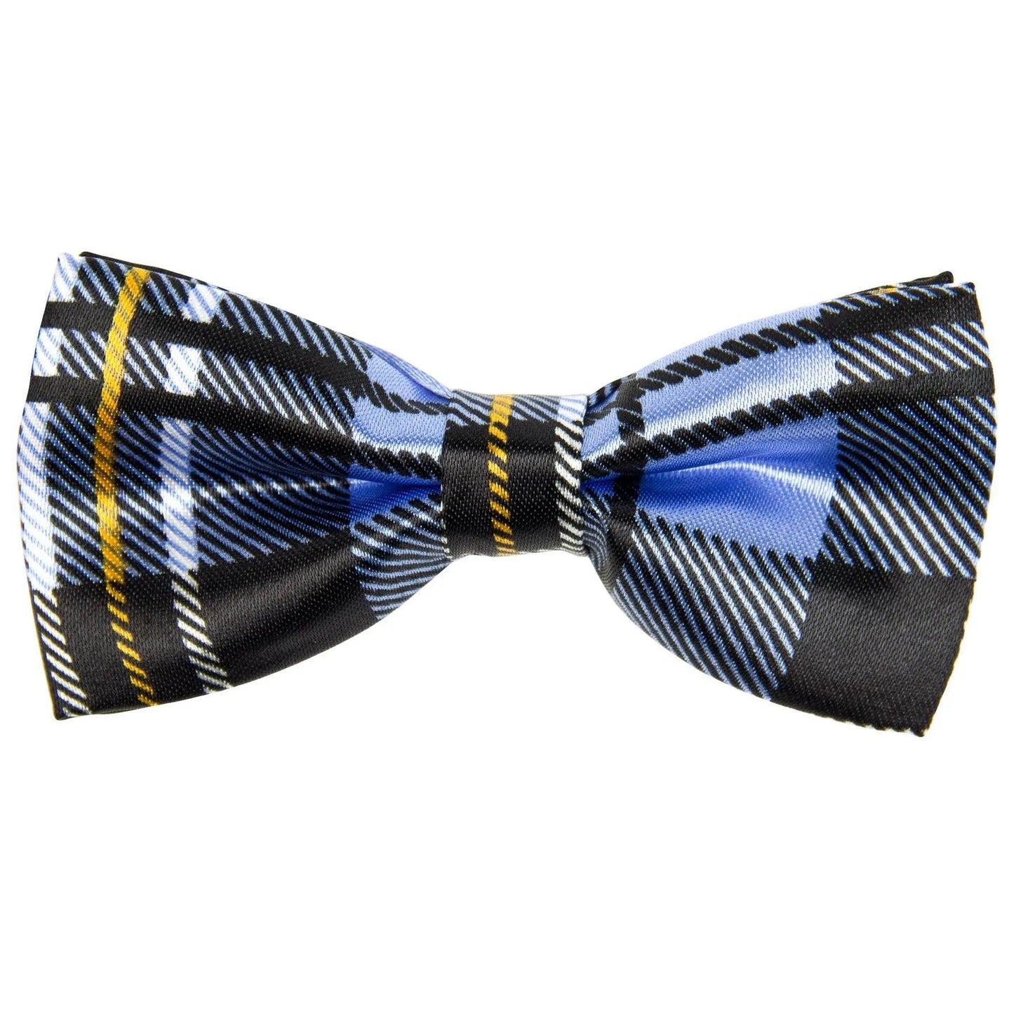 Vittorio Farina Boy's Design Satin Bow Tie - Suits You Sir - Ivory and White Fold -