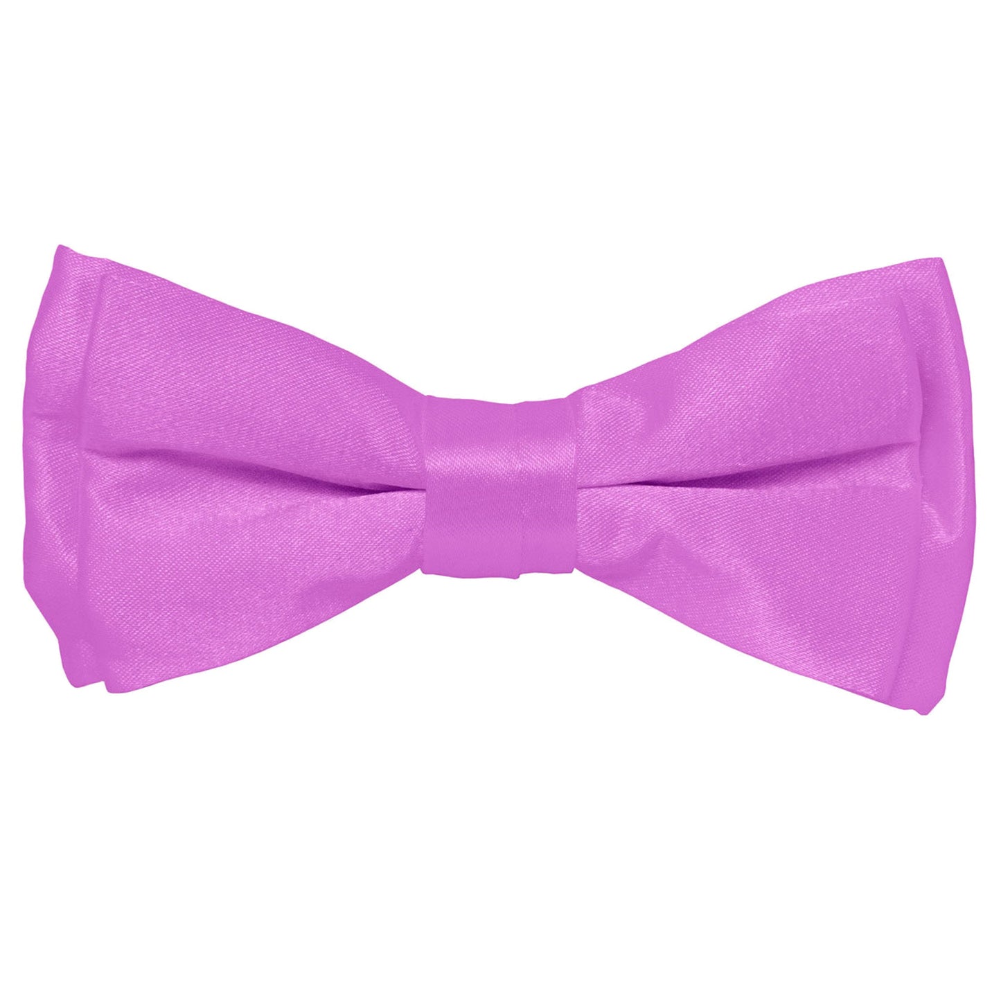 Vittorio Farina Boy's Pretied Solid Silky Satin Bow Tie - Suits You Sir - Lavender -