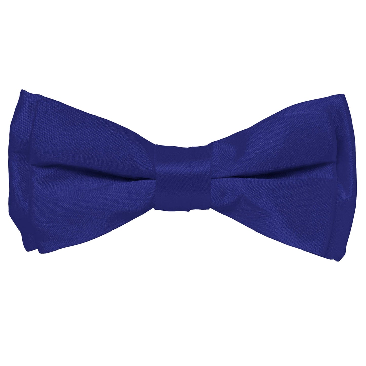 Vittorio Farina Boy's Pretied Solid Silky Satin Bow Tie - Suits You Sir - Royal Blue -