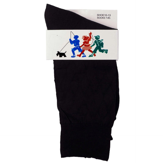 Vittorio Farina Boy's Ribbed Shear Nylon Anklet Dress Socks - Suits You Sir - Black - 7 to 8