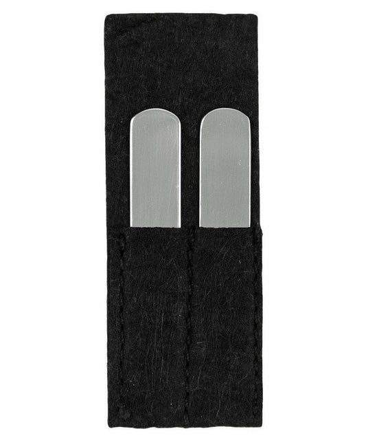 Vittorio Farina Men's Collar Stay: Pair - Suits You Sir - Silver Metal - Short