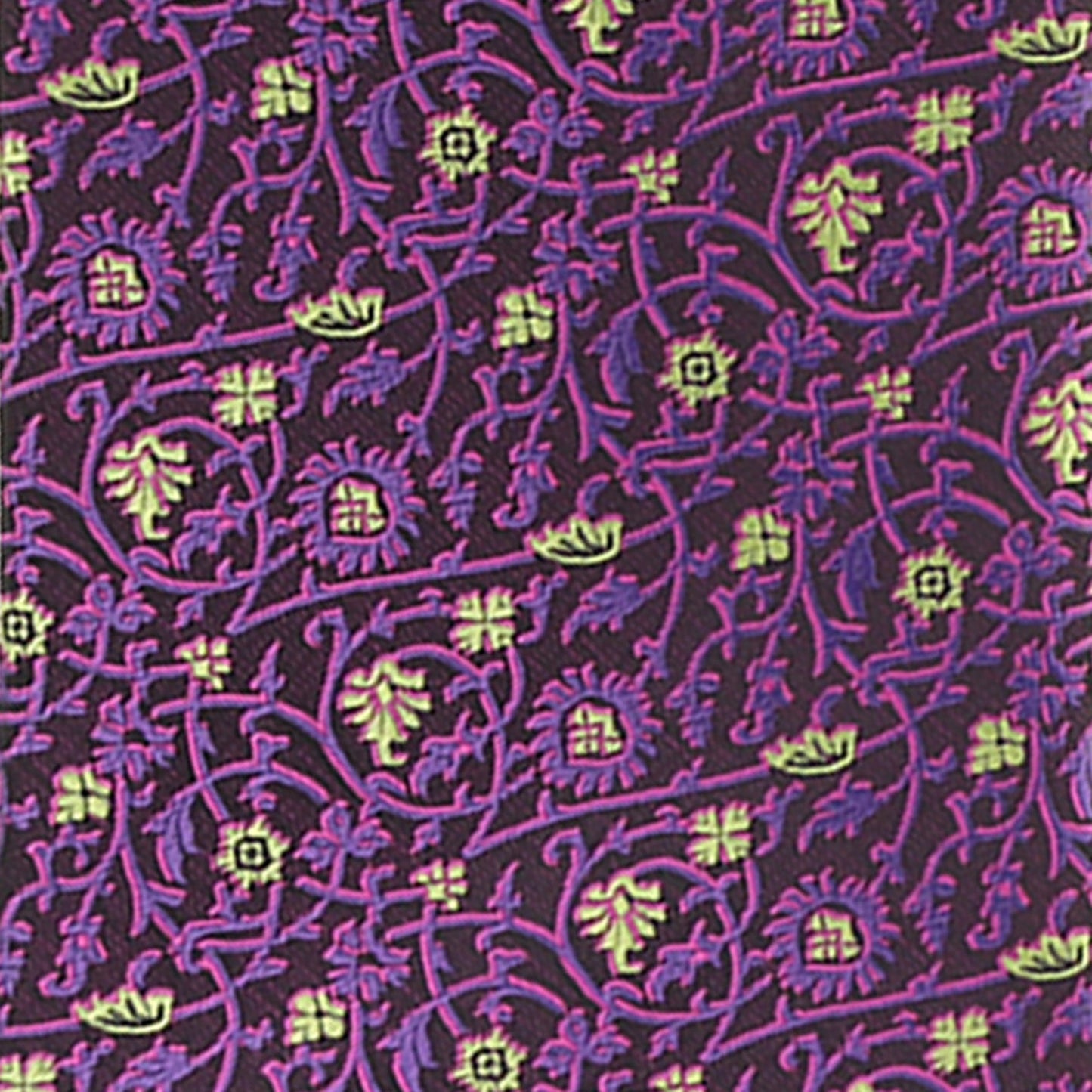 Vittorio Farina Men's Floral Design Necktie & Pocket Square - Suits You Sir - D - 1200 -