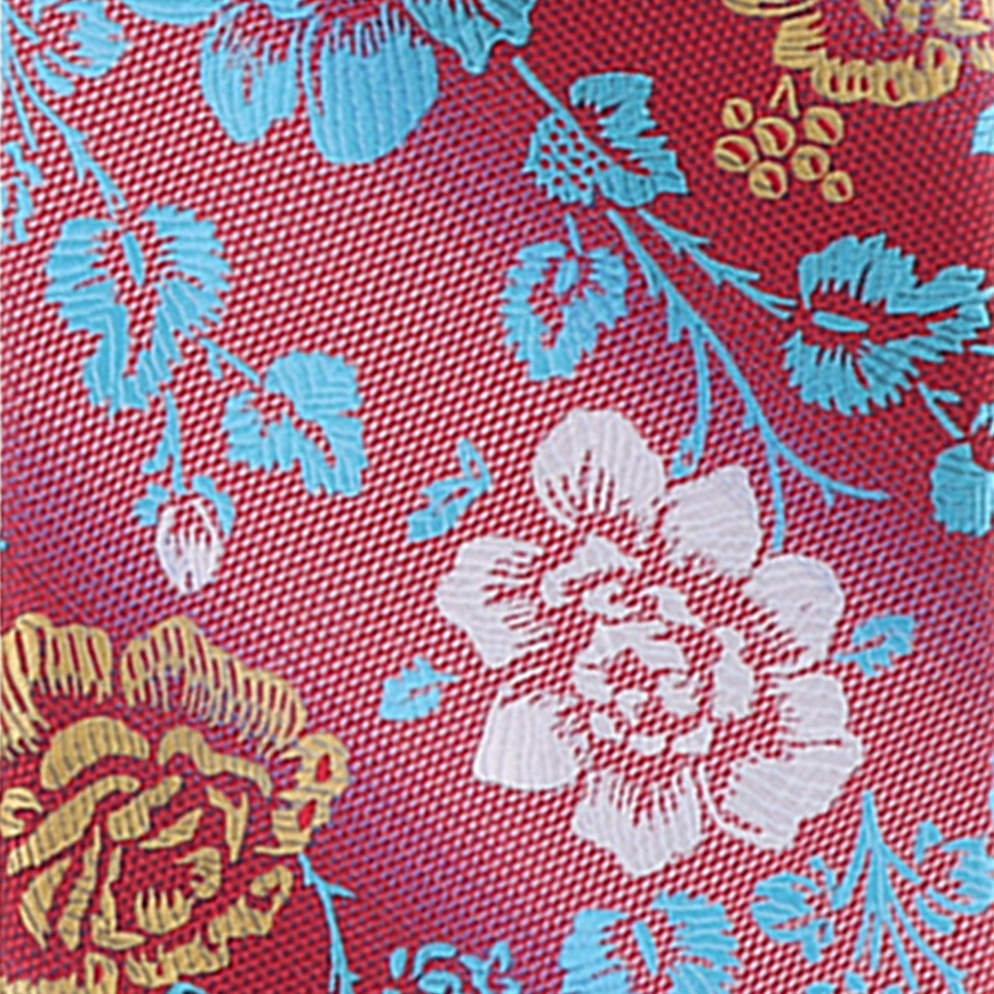 Vittorio Farina Men's Floral Design Necktie & Pocket Square - Suits You Sir - D - 1286 -