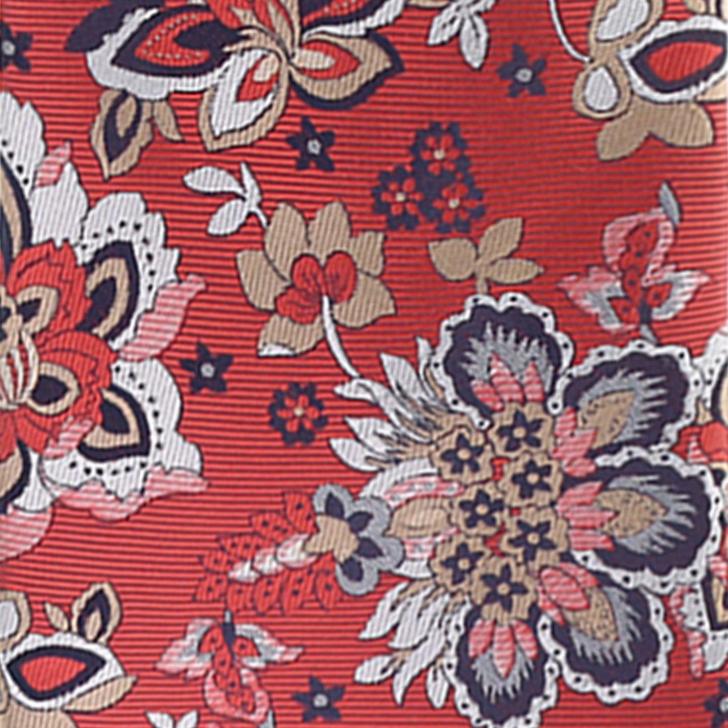 Vittorio Farina Men's Floral Design Necktie & Pocket Square - Suits You Sir - D - 1319 -