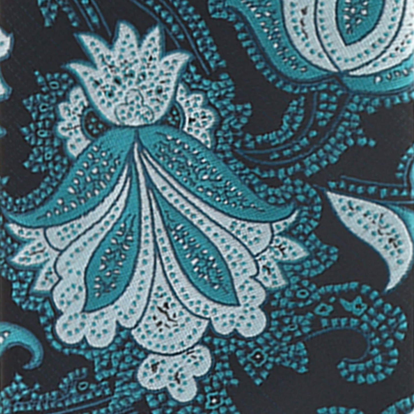 Vittorio Farina Men's Floral Design Necktie & Pocket Square - Suits You Sir - D - 1319 -