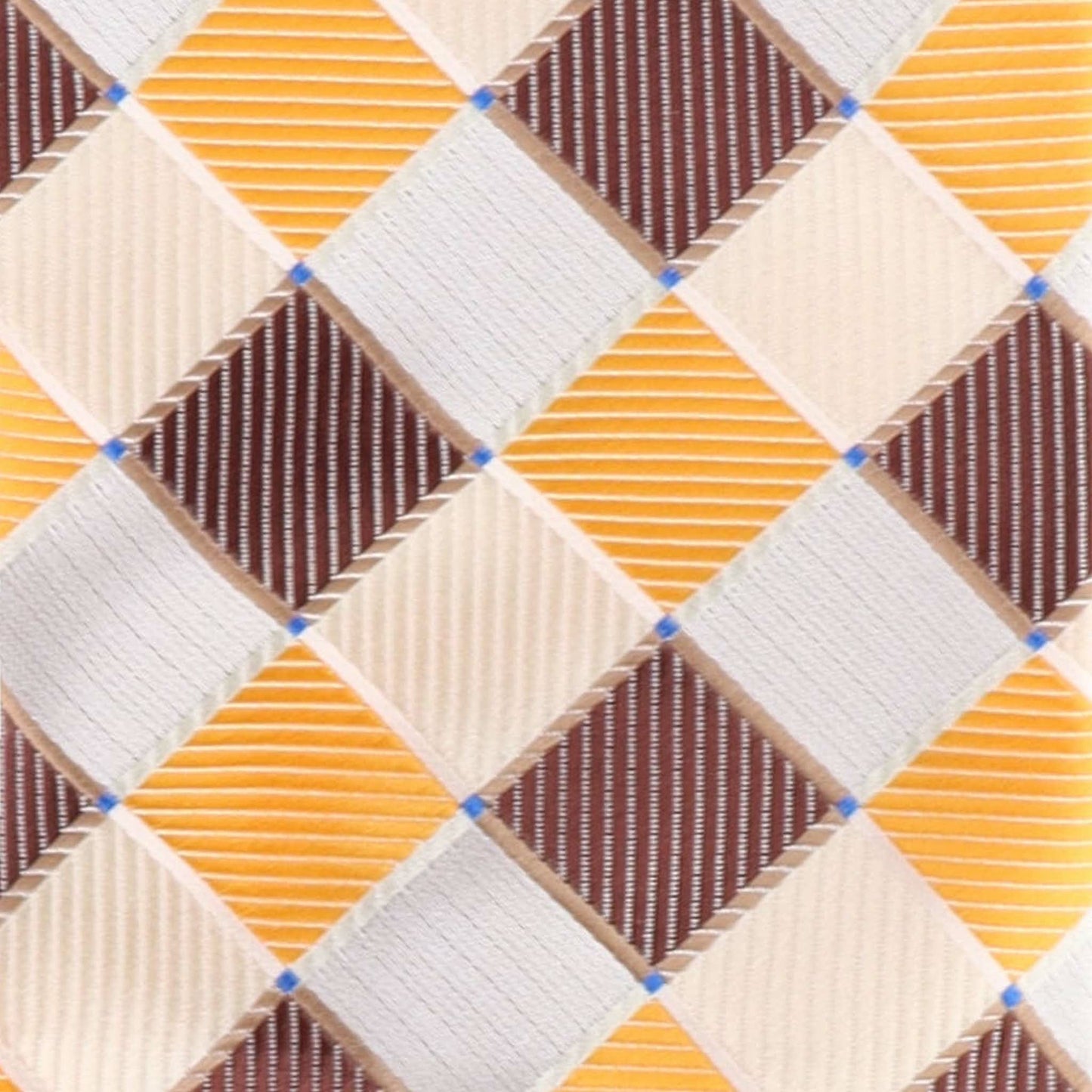 Vittorio Farina Men's Geometric Design Necktie & Pocket Square - Suits You Sir - D - 1163 -