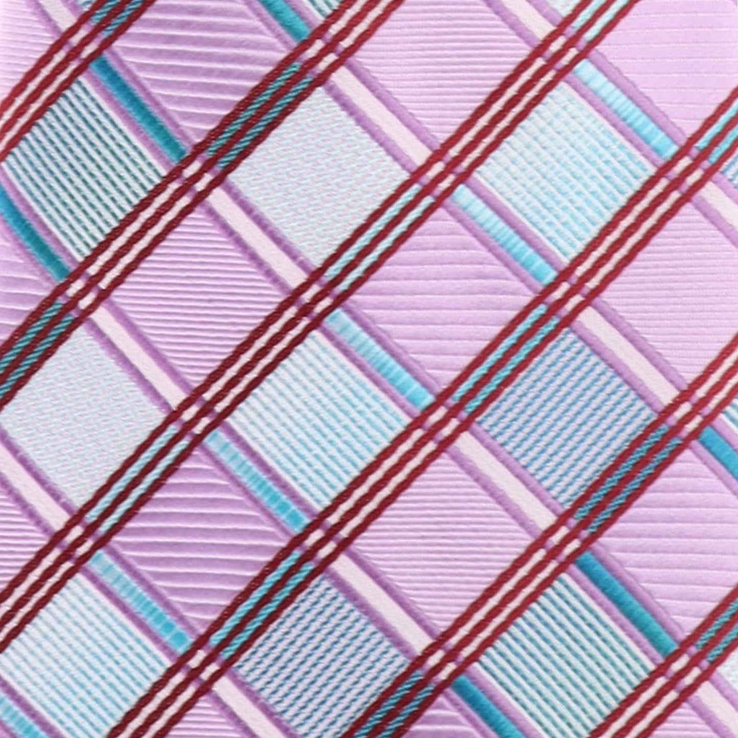 Vittorio Farina Men's Geometric Design Necktie & Pocket Square - Suits You Sir - D - 1163 -