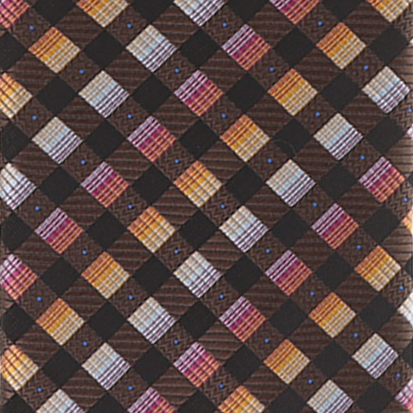 Vittorio Farina Men's Geometric Design Necktie & Pocket Square - Suits You Sir - D - 1221 -