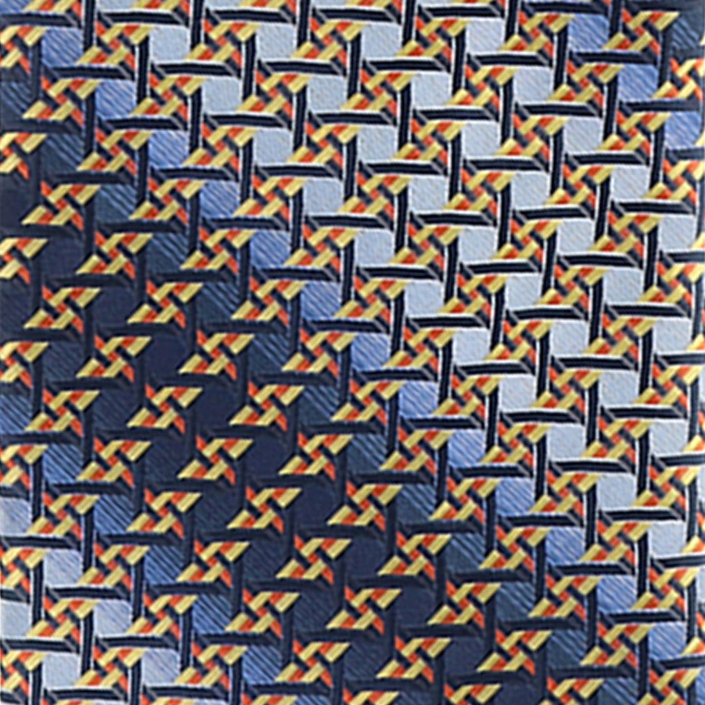 Vittorio Farina Men's Geometric Design Necktie & Pocket Square - Suits You Sir - D - 1236 -