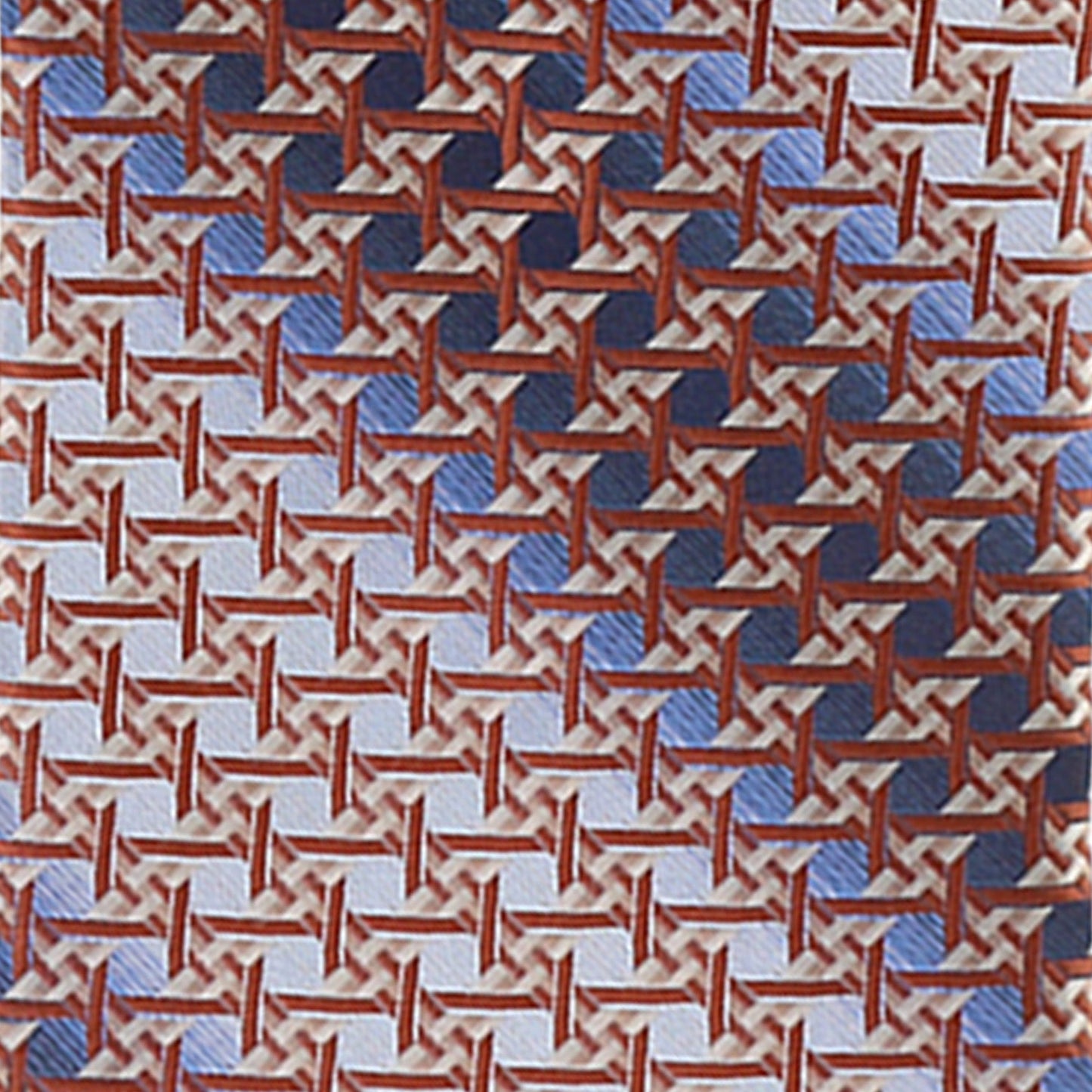 Vittorio Farina Men's Geometric Design Necktie & Pocket Square - Suits You Sir - D - 1236 -