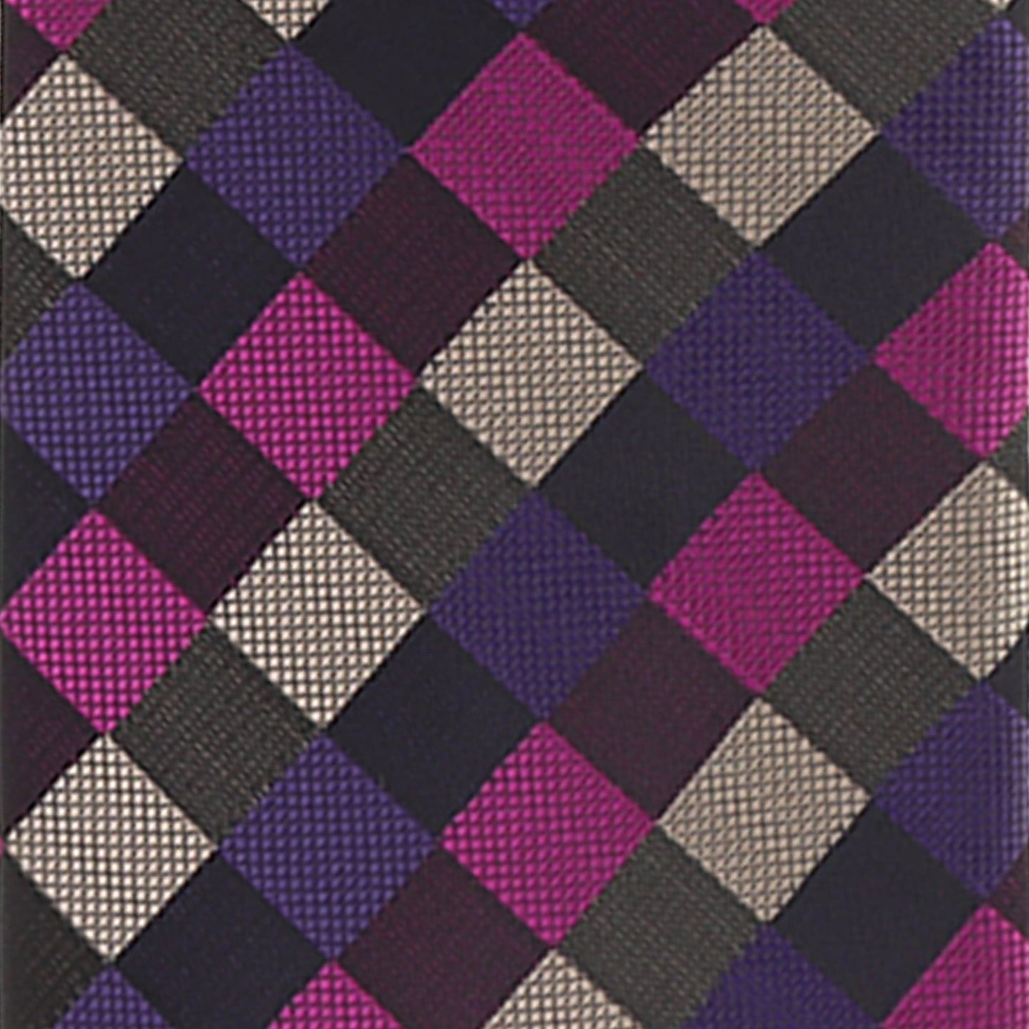 Vittorio Farina Men's Geometric Design Necktie & Pocket Square - Suits You Sir - D - 1254 -