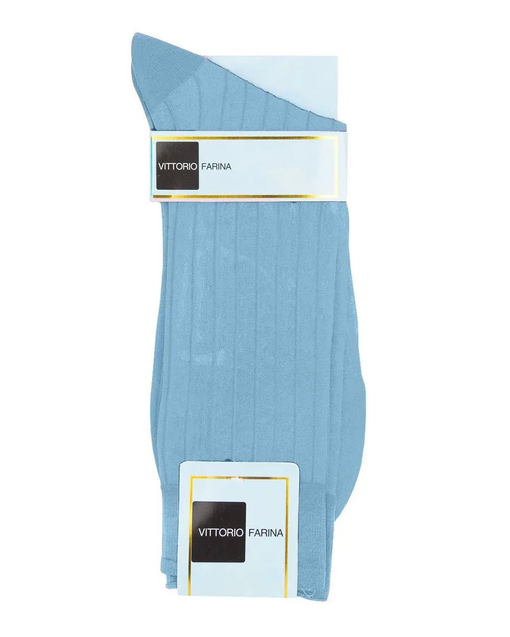 Vittorio Farina Men's Ribbed Shear Nylon Anklet Dress Socks - Suits You Sir - Silver - 12