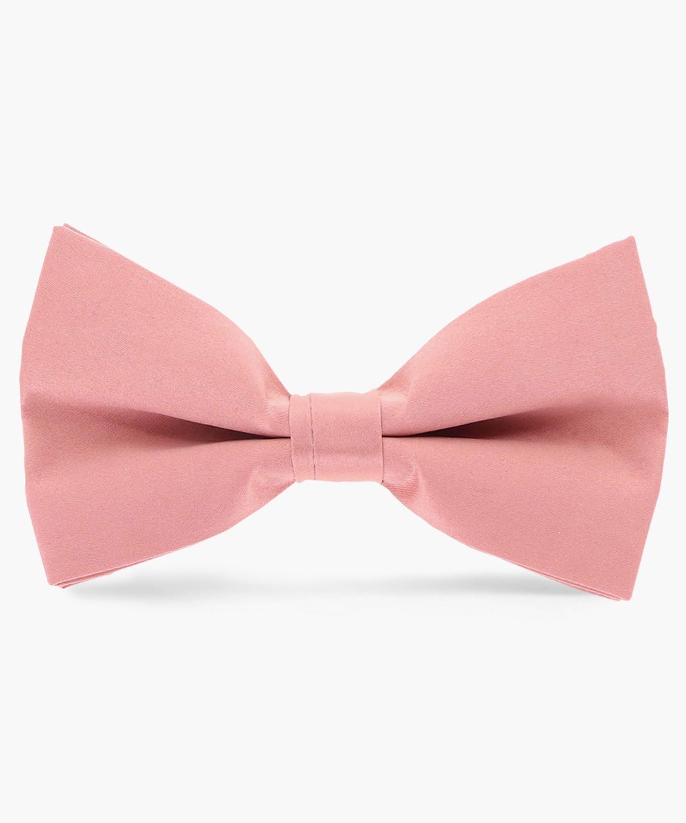 Vittorio Farina Men's Satin Bow Tie in Gift Box - Suits You Sir - Blush -