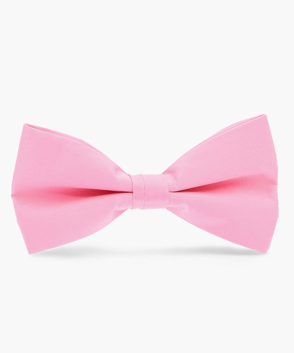Vittorio Farina Men's Satin Bow Tie in Gift Box - Suits You Sir - Bubblegum Pink -