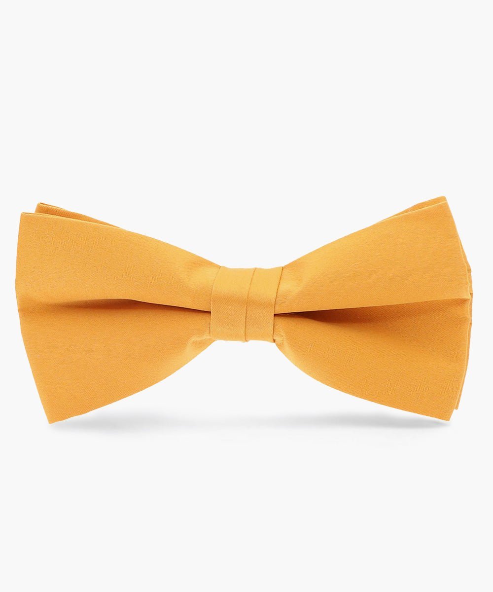 Vittorio Farina Men's Satin Bow Tie in Gift Box - Suits You Sir - Gold -