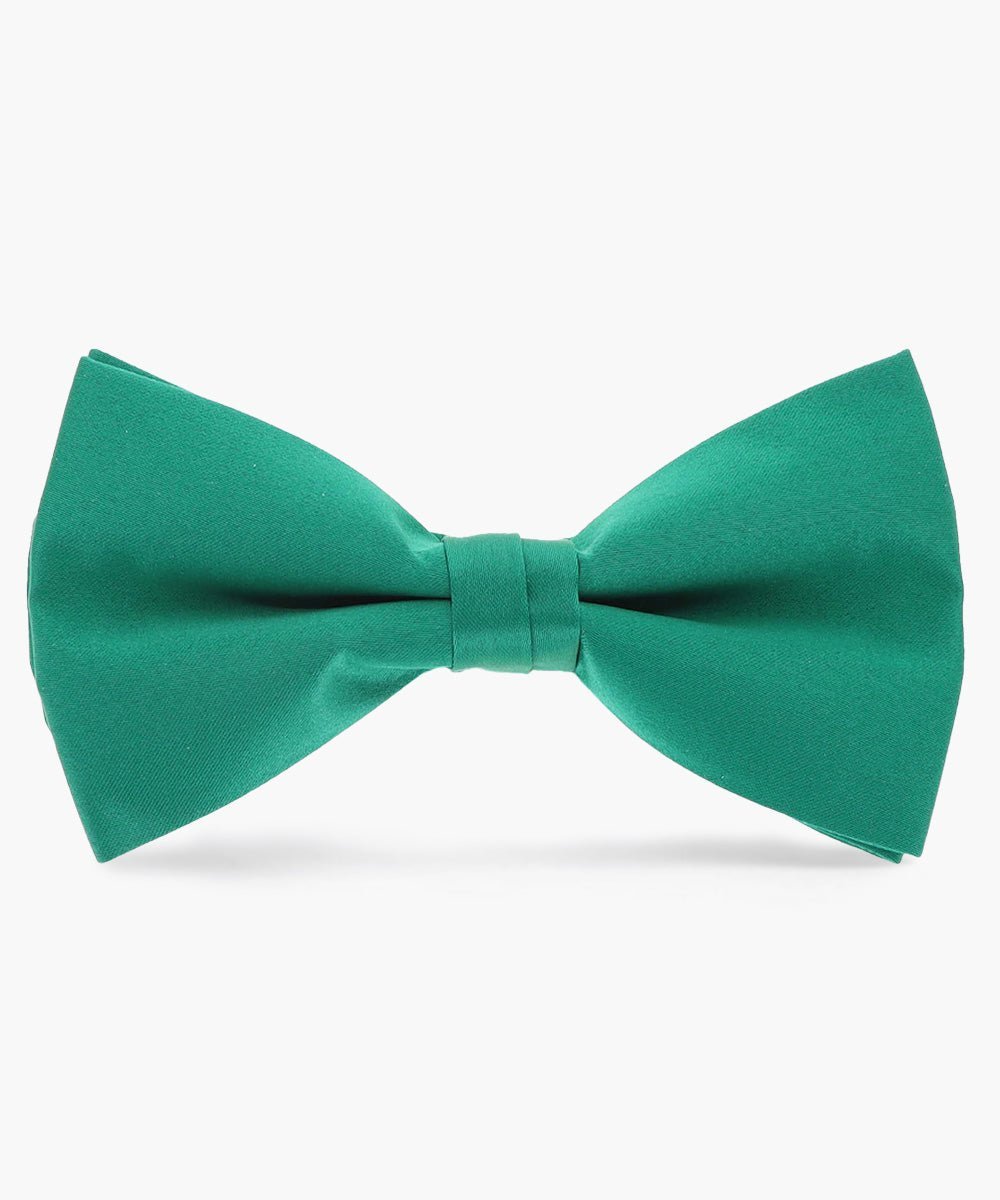 Vittorio Farina Men's Satin Bow Tie in Gift Box - Suits You Sir - Kelly Green -