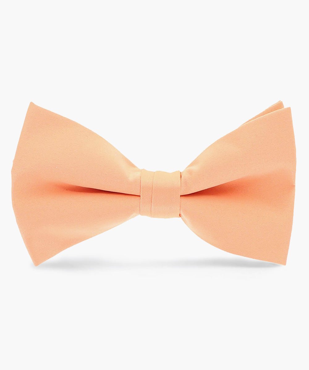 Vittorio Farina Men's Satin Bow Tie in Gift Box - Suits You Sir - Peach -