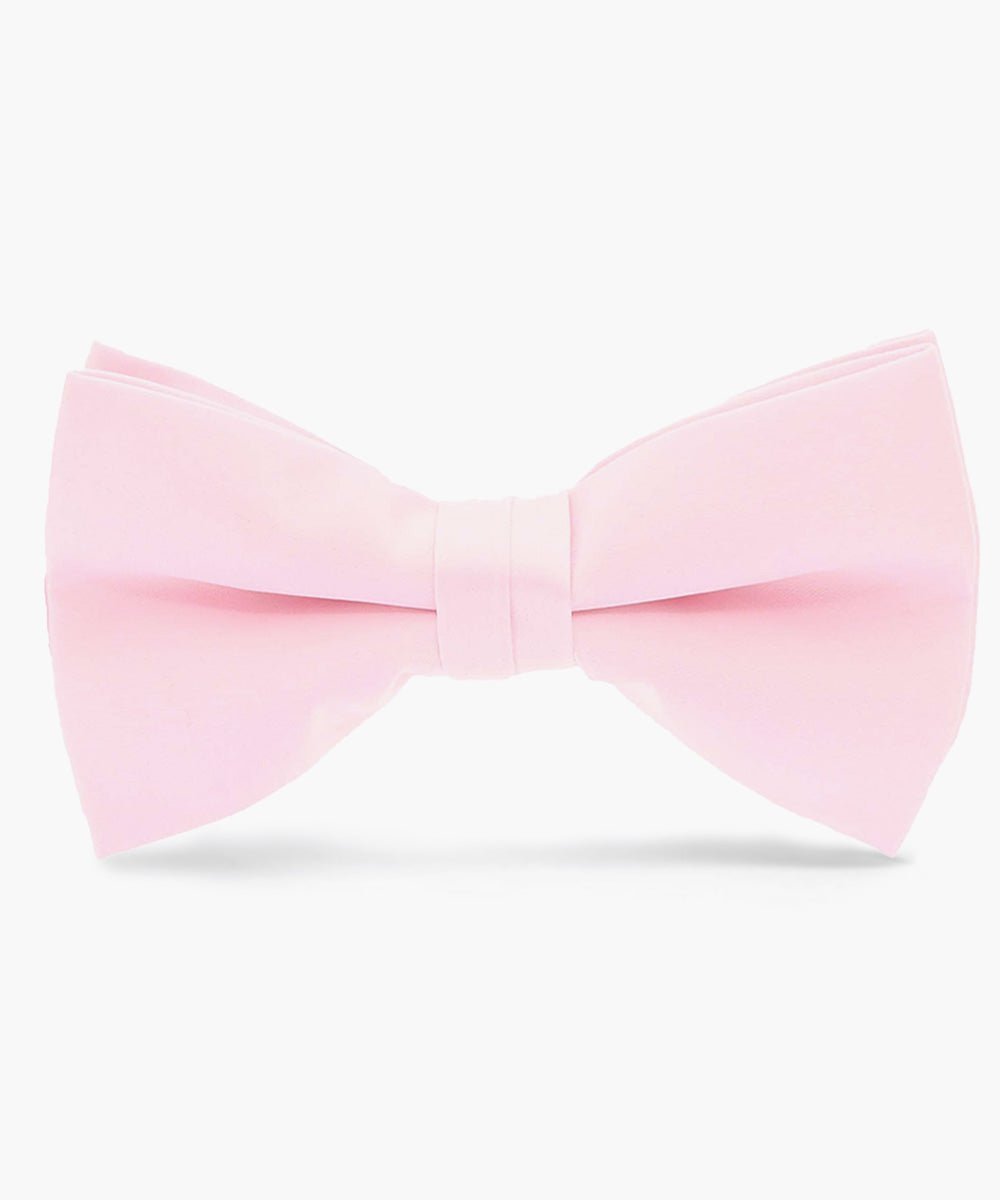 Vittorio Farina Men's Satin Bow Tie in Gift Box - Suits You Sir - Pink -