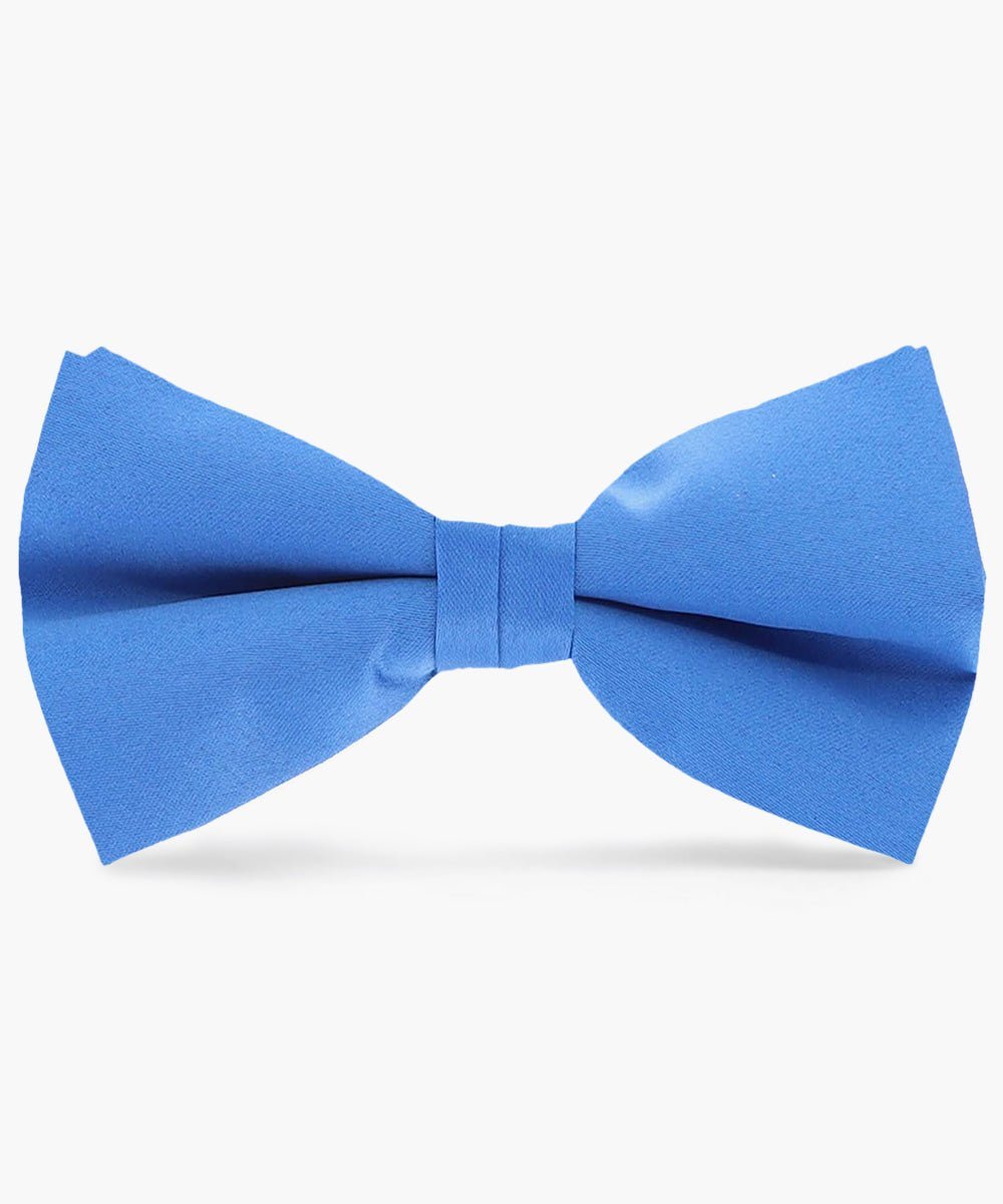 Vittorio Farina Men's Satin Bow Tie in Gift Box - Suits You Sir - Royal Blue -
