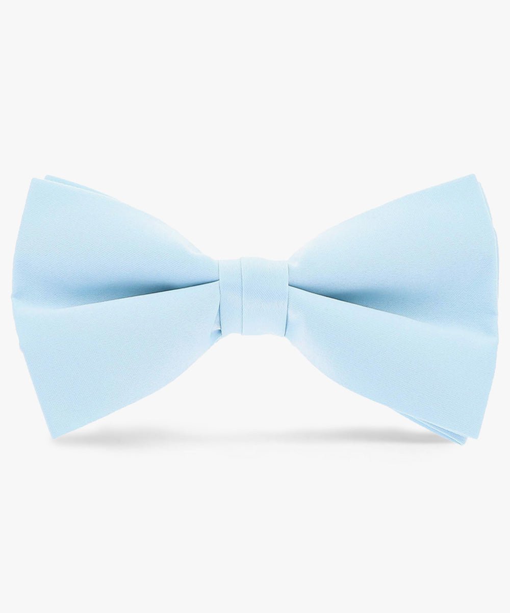 Vittorio Farina Men's Satin Bow Tie in Gift Box - Suits You Sir - Sky Blue -