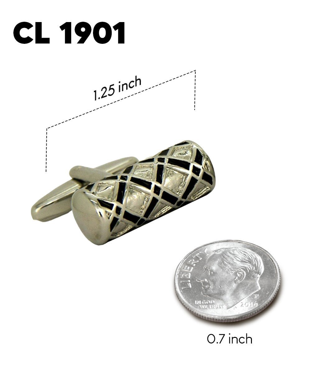 Vittorio Vico Colorful Classic Bar Cufflinks: CL19XX Series - Suits You Sir - CL 1901 -