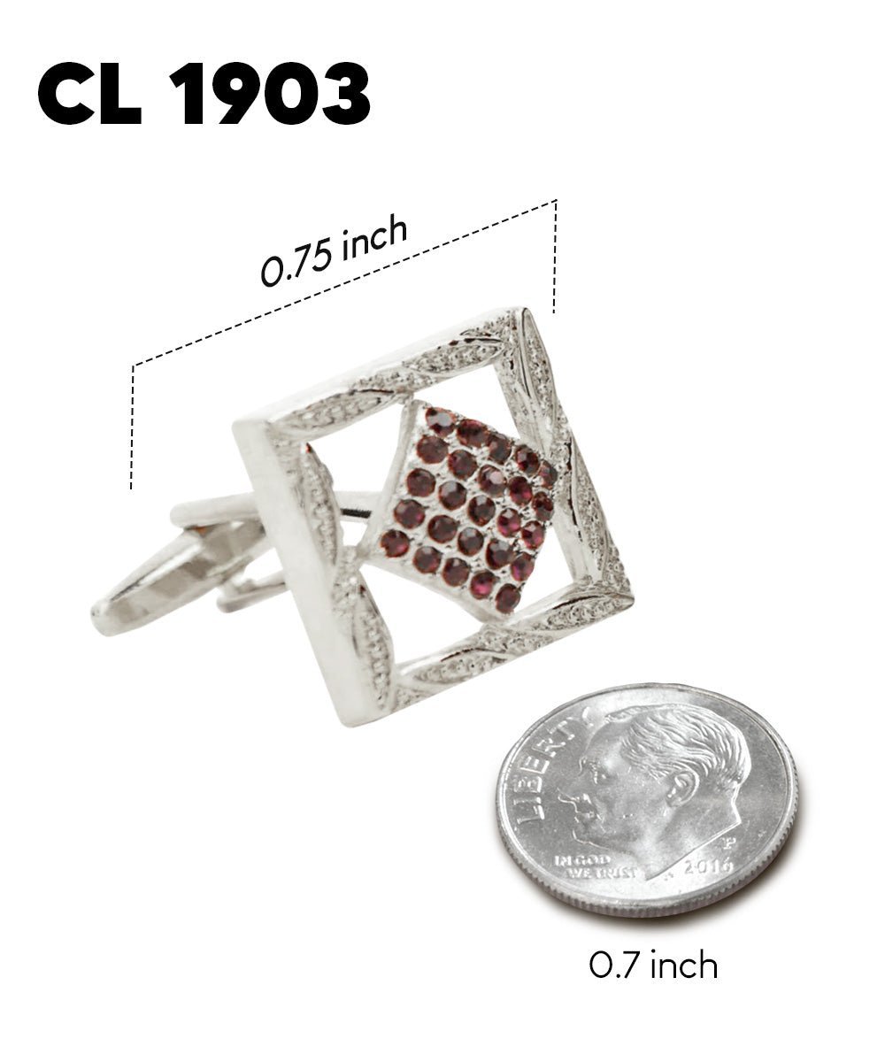 Vittorio Vico Colorful Classic Bar Cufflinks: CL19XX Series - Suits You Sir - CL 1903 -