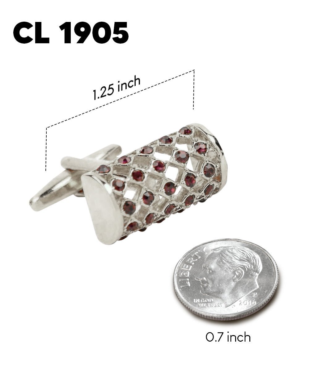Vittorio Vico Colorful Classic Bar Cufflinks: CL19XX Series - Suits You Sir - CL 1905 -