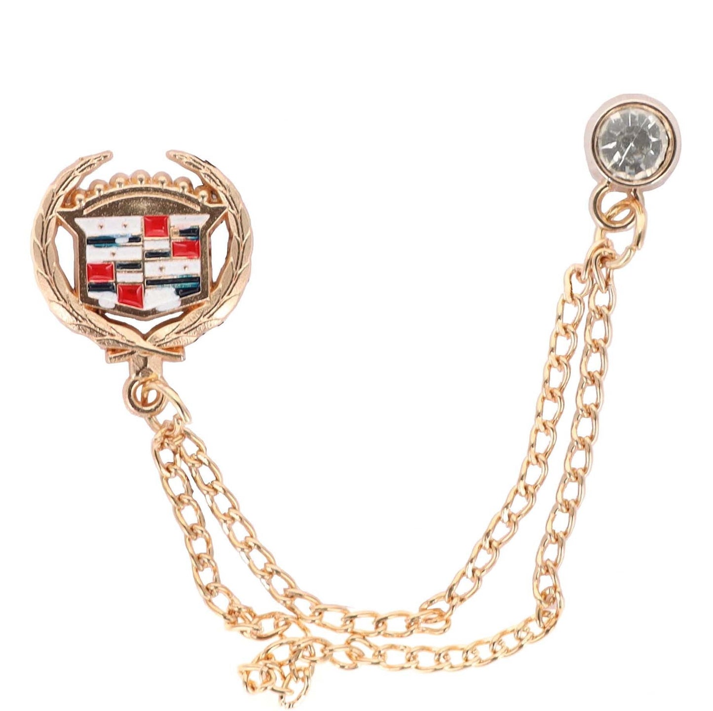 Vittorio Vico Men's Design Brooch in Gift Box - Suits You Sir - Gold Cadillac -