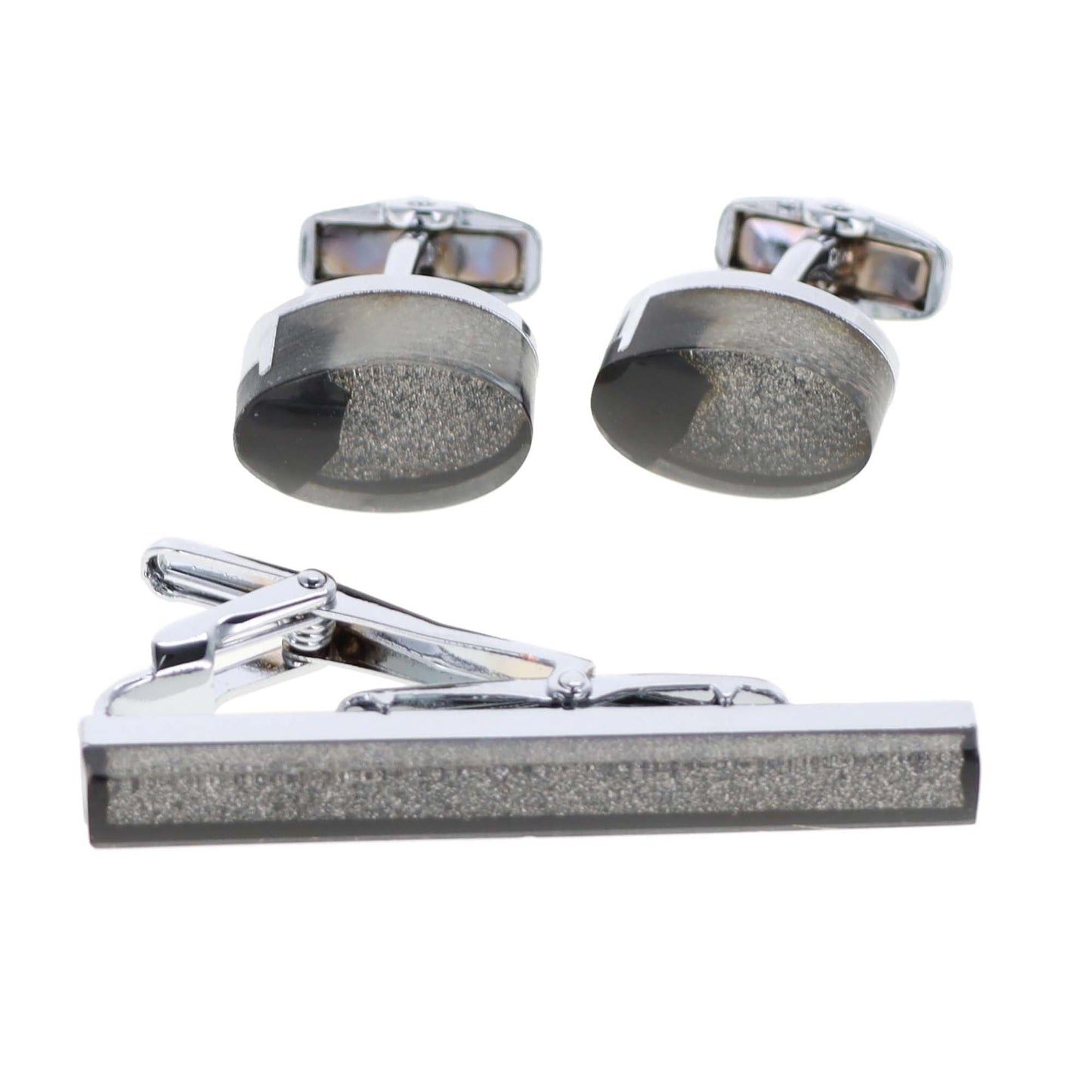 Vittorio Vico Men's Enamel Cufflink & Tie Bar Set in Gift Box - Suits You Sir - CE - 016 -
