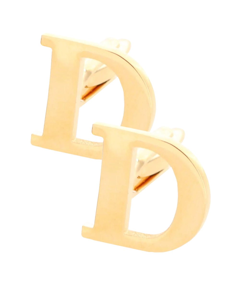 Vittorio Vico Plain Initial Cufflinks in Gift Box - Suits You Sir - Gold - D