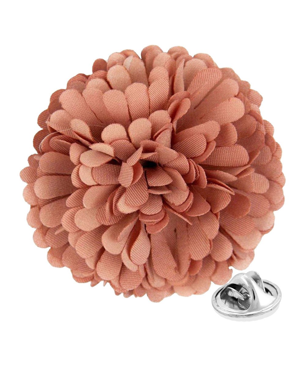 Vittorio Vico Unisex Carnation Flower Lapel Pin - Suits You Sir - Dark Blush -