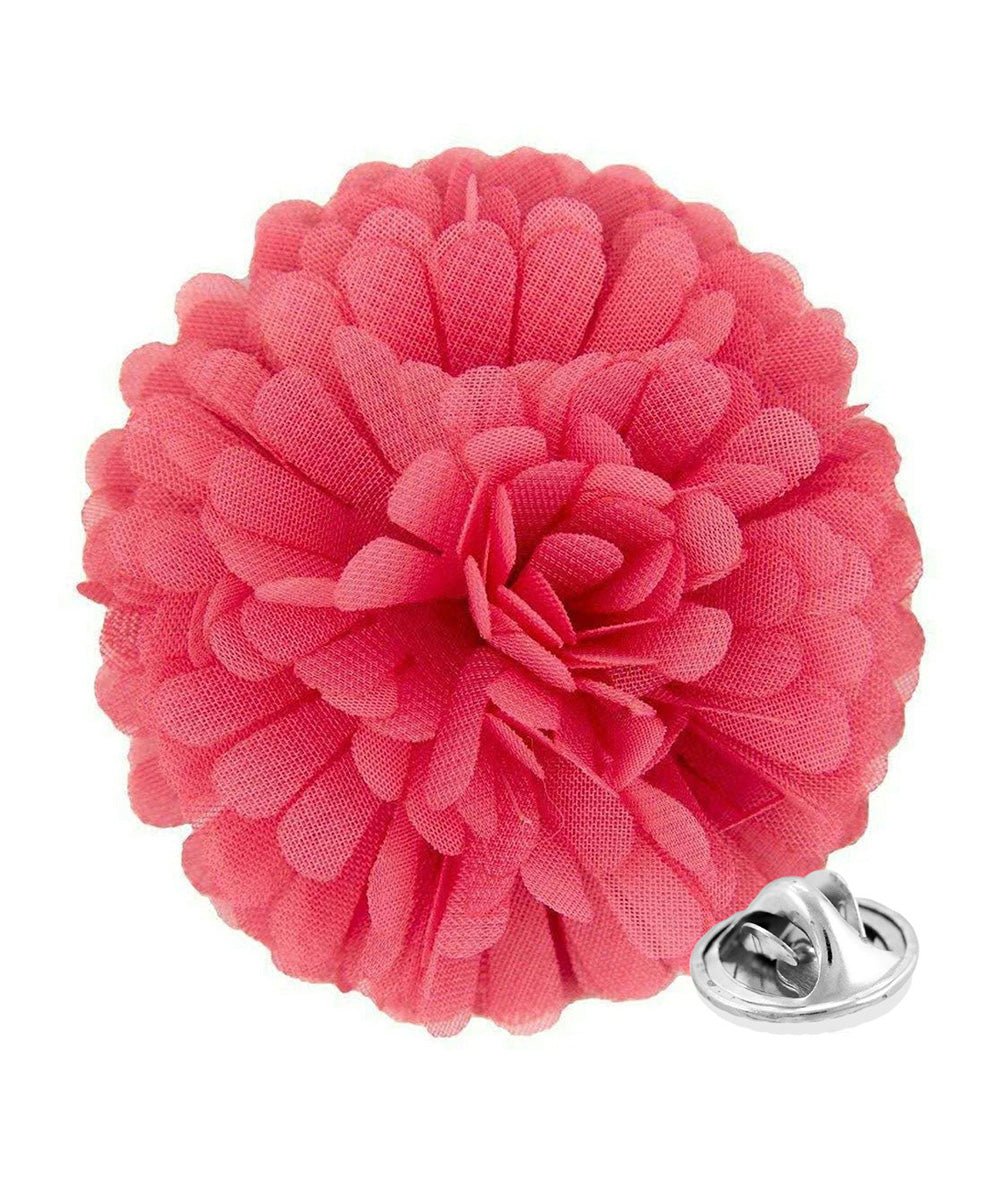 Vittorio Vico Unisex Carnation Flower Lapel Pin - Suits You Sir - Rose -
