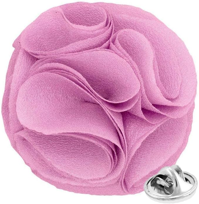 Vittorio Vico Unisex Rose Flower Lapel Pin - Suits You Sir - Lavender -