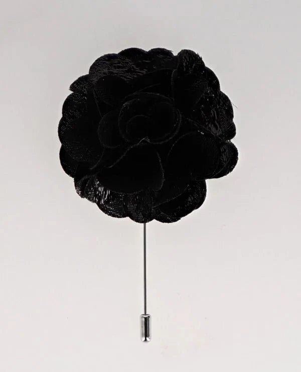 Vittorio Vico Unisex Satin Stick Flower Lapel Pin - Suits You Sir - M - F167 -