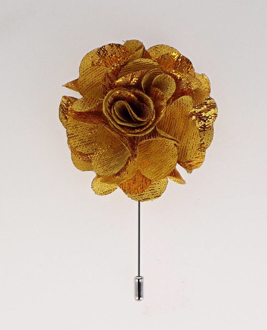 Vittorio Vico Unisex Satin Stick Flower Lapel Pin - Suits You Sir - M - F169 -