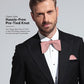 Vittorio Farina Men's Satin Teardrop Bow Tie & Pocket Square in Gift Box