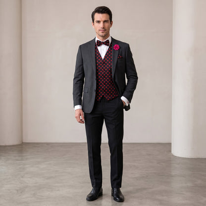 Polka Dot Gentleman Bundle (Black and Red Polka Dot)