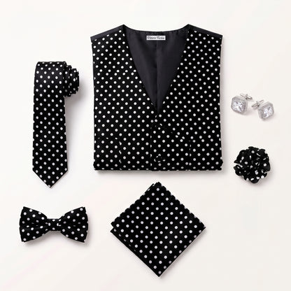 Polka Dot Gentleman Bundle (Black and White Polka Dot)