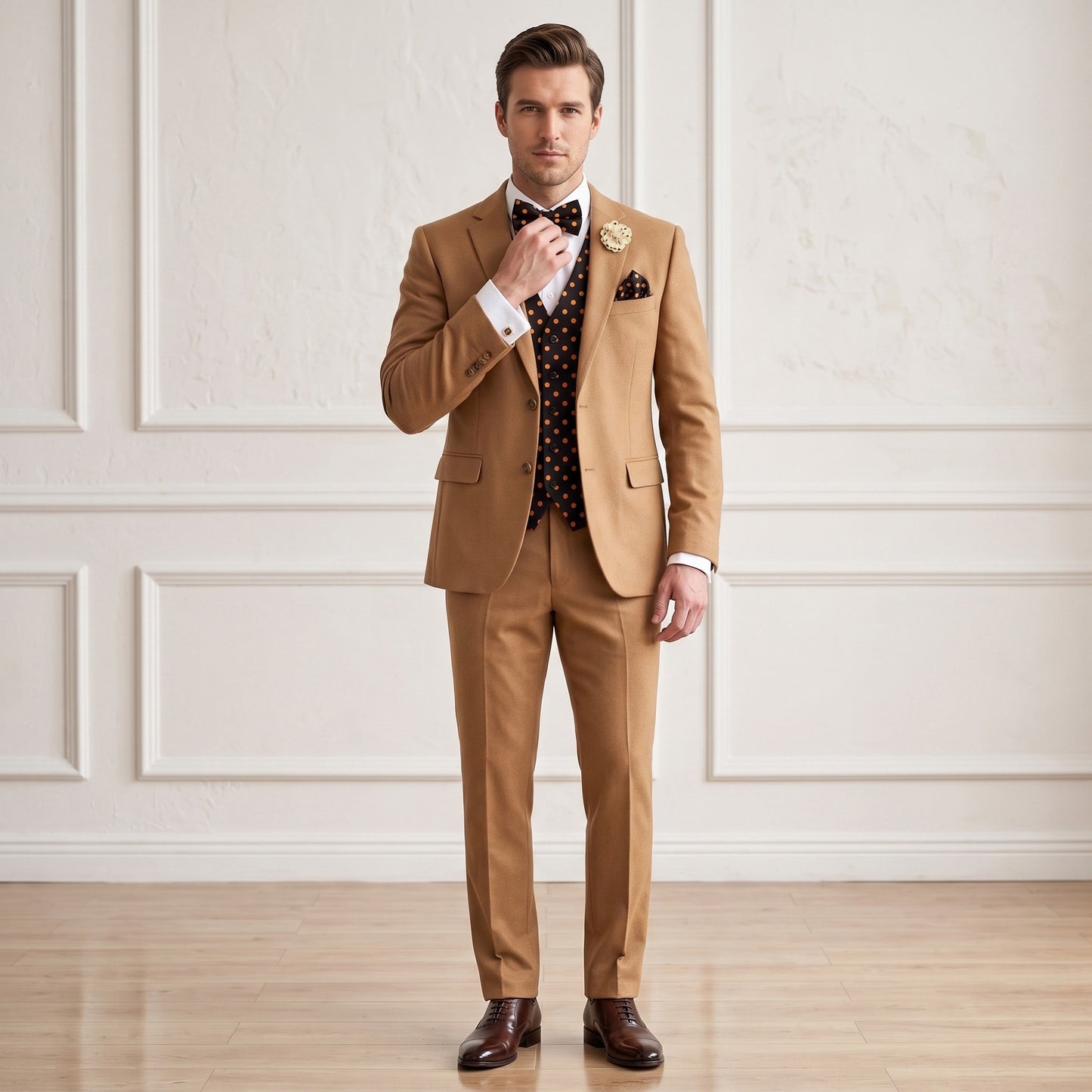 Polka Dot Gentleman Bundle (Black and Gold Polka Dot)
