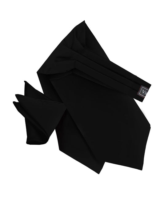 Vittorio Farina Men's Woven Pasiley Ascot & Pocket Square