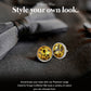 Vittorio Vico Large Colorful Tricep Colorstone Cufflinks: CL16XX Series