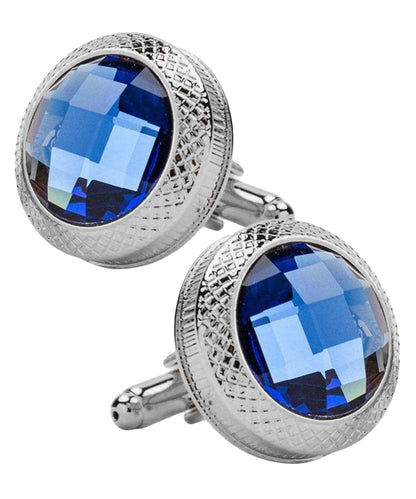 Vittorio Vico Button Colorstone Cufflinks: CL18XX Series - cl - 1807 - Classy Cufflinks